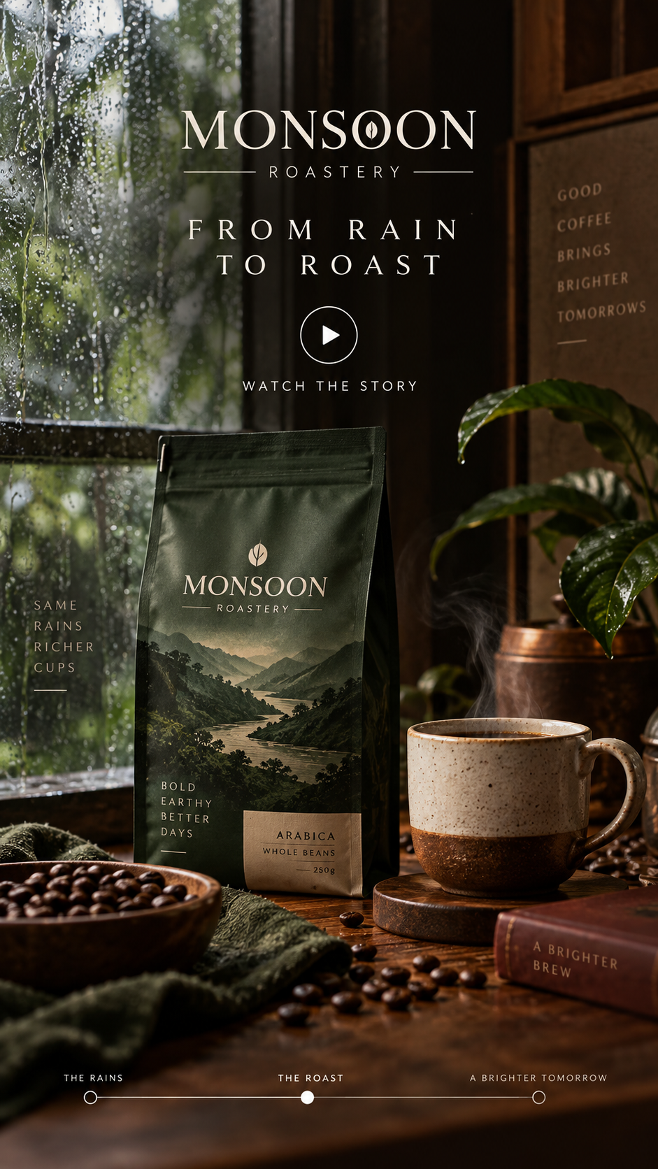 Monsoon Roastery Reel creative